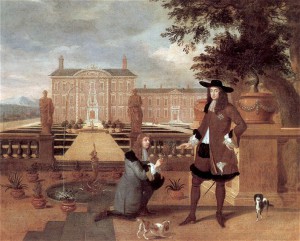 A seventeenth-century painting of King Charles II receiving the first pineapple ever to be grown in Britain from his gardener. The depiction of the scene is a reflection of just how important an event it was.