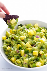 Pineapple Guacamole. Photo credit: www.GiveMeSomeOven.com