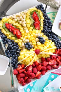 Easter Recipes Bunny Fruit Platter 