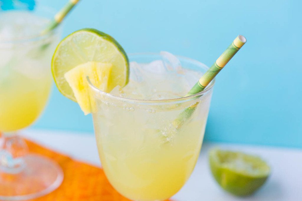 labor day party pineapple spritz