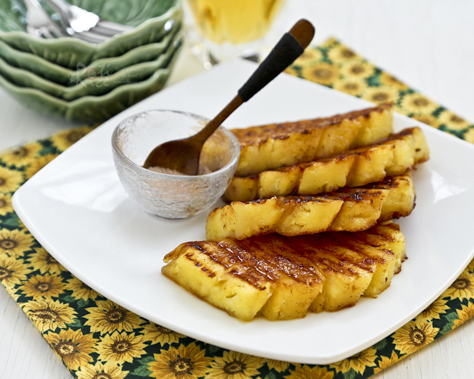 cinnamon roasted pineapple