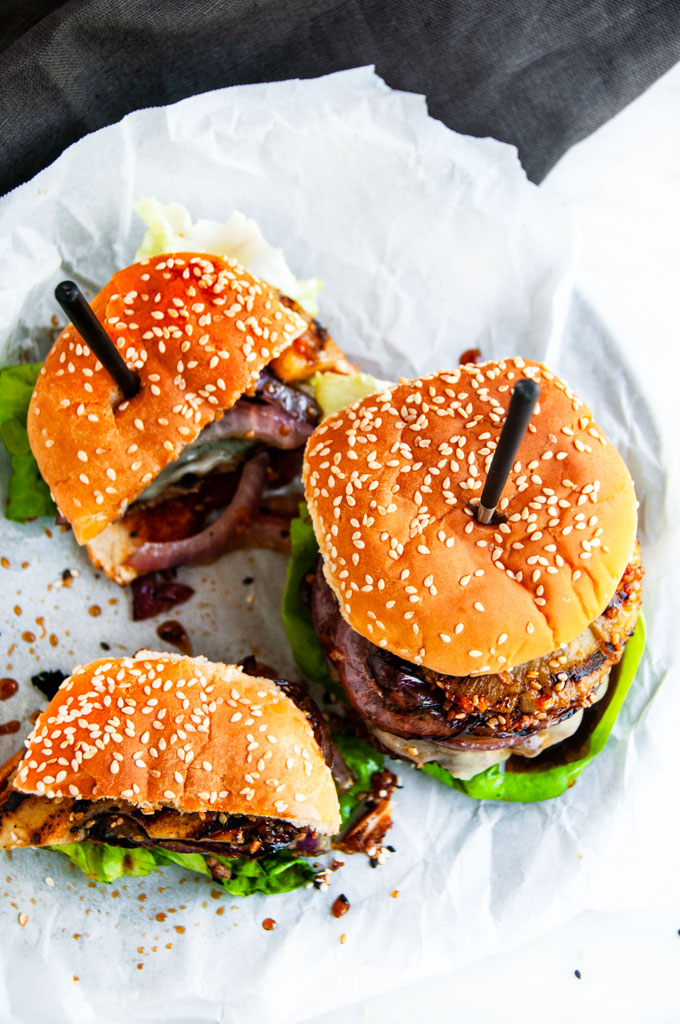 Pineapple burgers for the Fourth of July