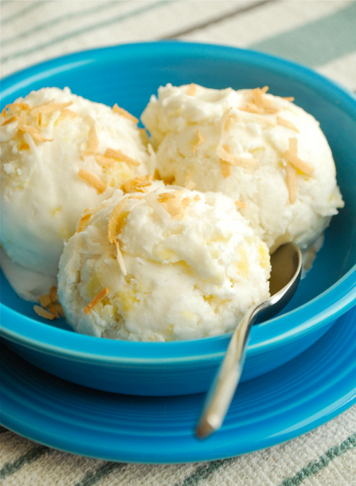 pineapple coconut ice cream