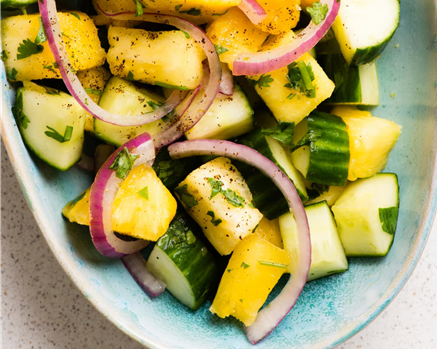 pineapple and vegetables salad