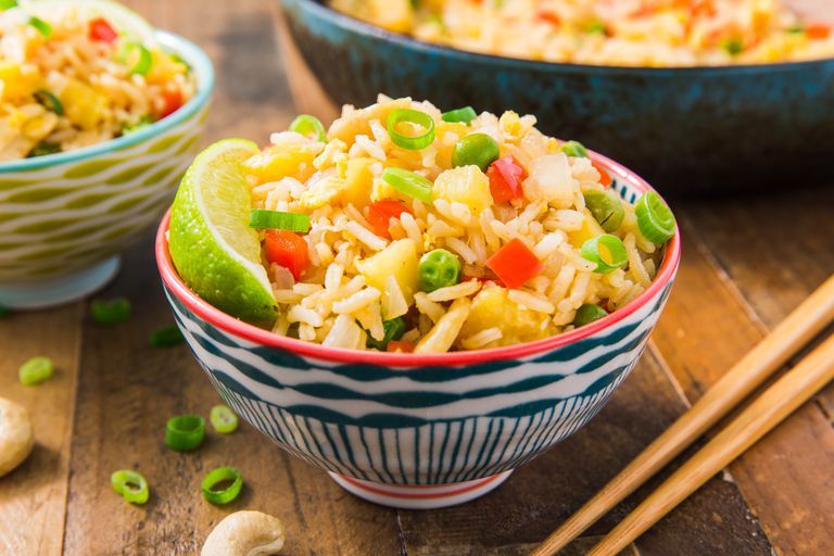 meal-prep pineapple fried rice