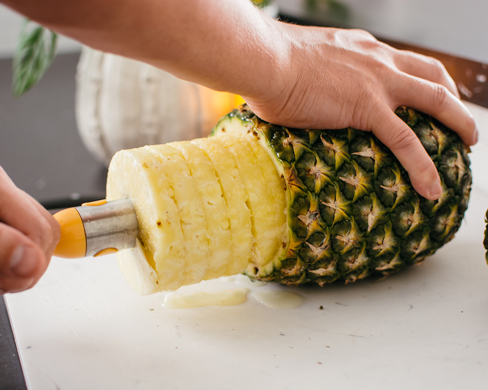 healthy new year's resolutions pineapple