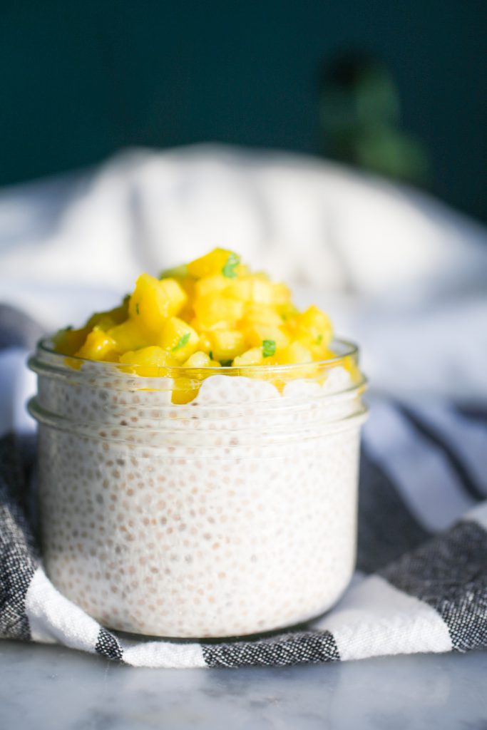 pineapple coconut chia pudding