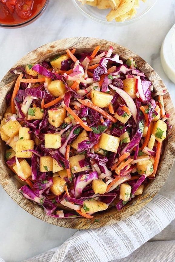 Pineapple Coleslaw