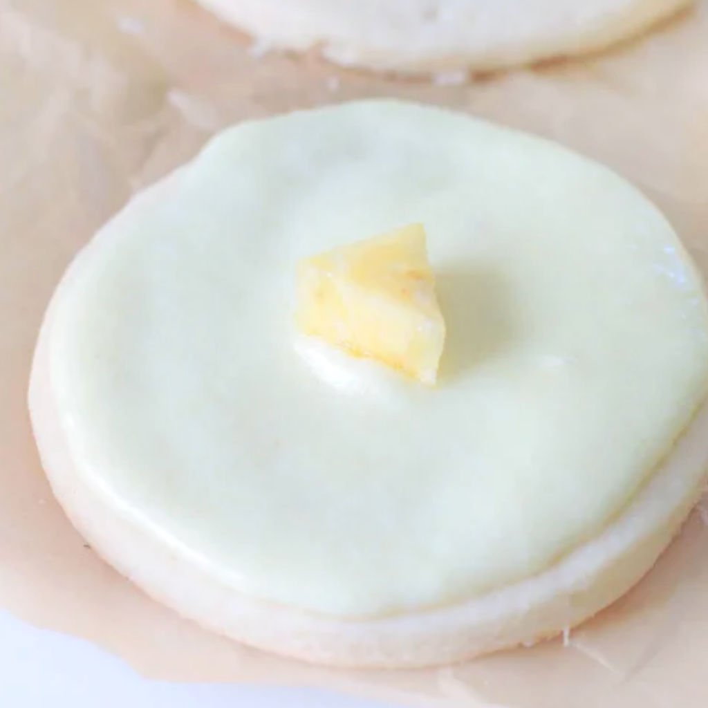 Christmas Pineapple Sugar Cookie