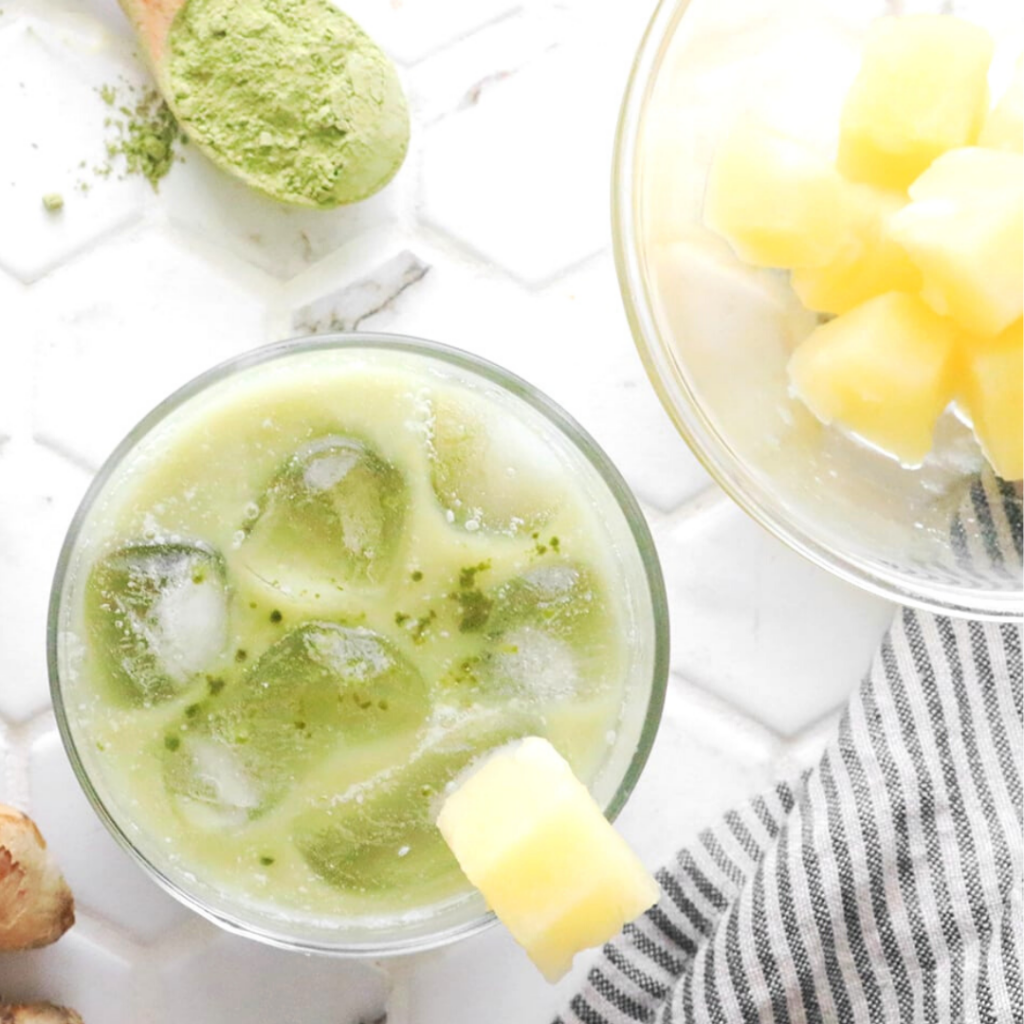 Iced Pineapple Matcha