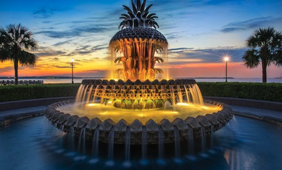 Charleston Pineapple Fountain