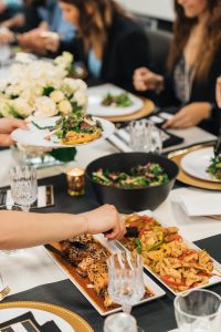A Thanksgiving Potluck at the office from Pexels