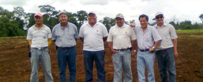 From left: Greivin Perez, Jorge Mora, Denyer Perez, Mauricio Campos, Luis Retana, Hector Corrales.