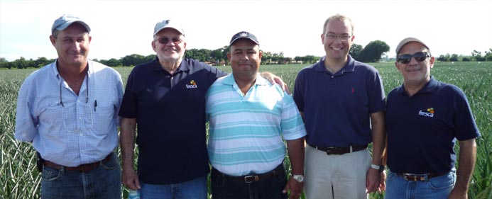 From left: Jorge Mora, Lloyd Berg, Didier Castro, Elliot Mantle and Raul Romero.